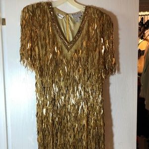 Gold Cocktail dress